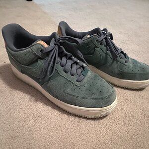 Suede, Smoky blue, Nike Air Force 1